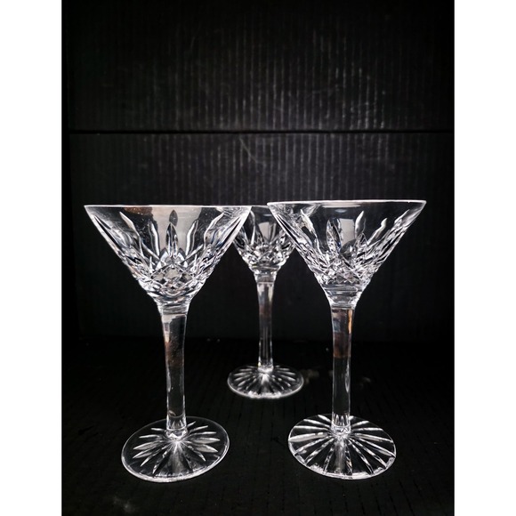 Waterford Other - Waterford Crystal martini glasses in the renowned Lismore pattern. Lot 3